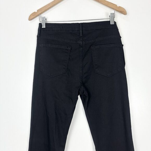 FRAME Le Bell Flare Jeans in Vian Black Size 29 - Picture 13 of 15